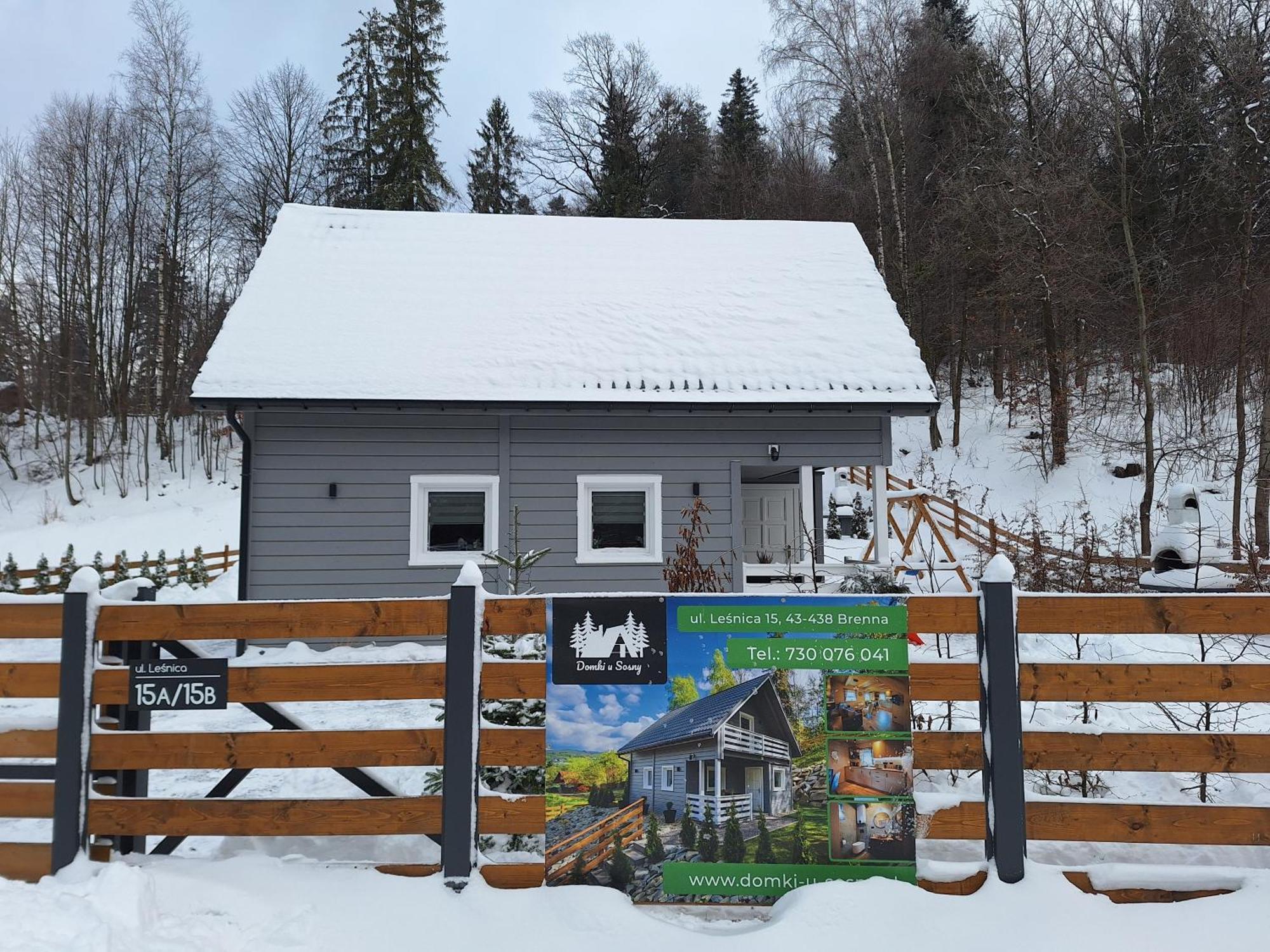 Domki U Sosny - Nowoczesne Domki Na Wylacznosc, Spokojna Okolica Blisko Lasu I Szlaku, 1,2 Km Od Centrum Brennej Brenna Exteriör bild